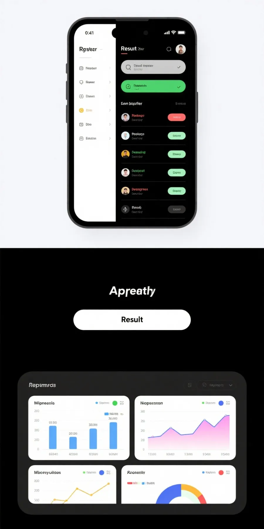 App 界面 - 数据与走势图